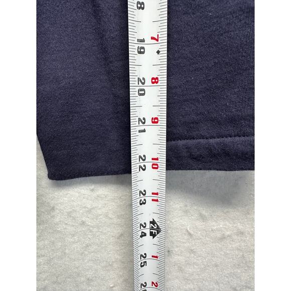 Boden Women Knit Blazer size 6 US navy blue Cotton Blend Front Pockets - Picture 7 of 10